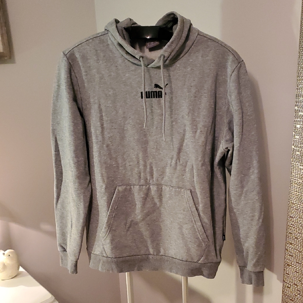 Puma Heather Gray Pullover Hoodie